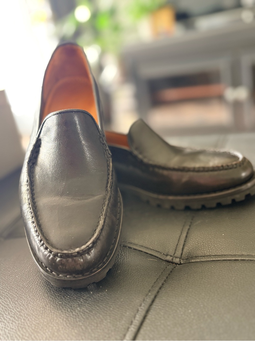 Cole Haan Women’s Black Leather Loafers